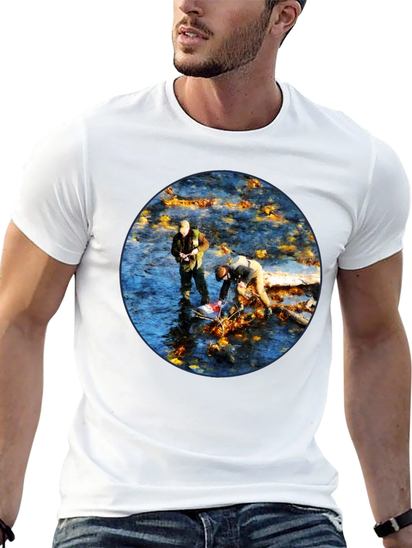 River Crew Neck T-Shirt