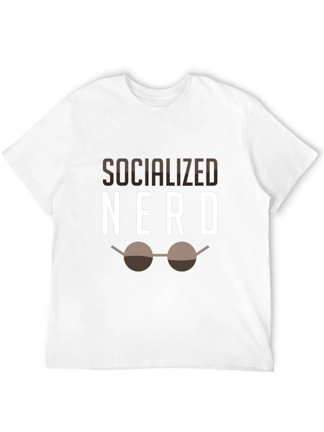 Socialized Nerd Graphic T-Shirt