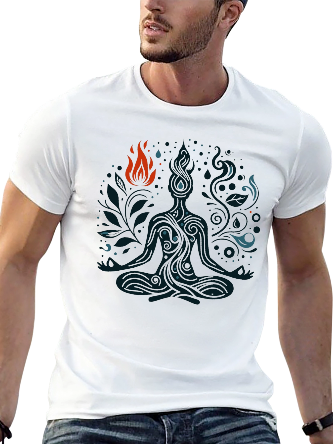 Meditative Elements Graphic Tee