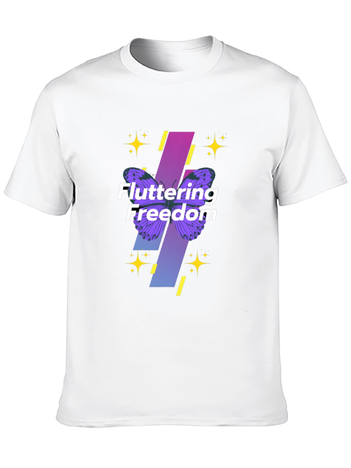 Fluttering Freedom Graphic T-Shirt