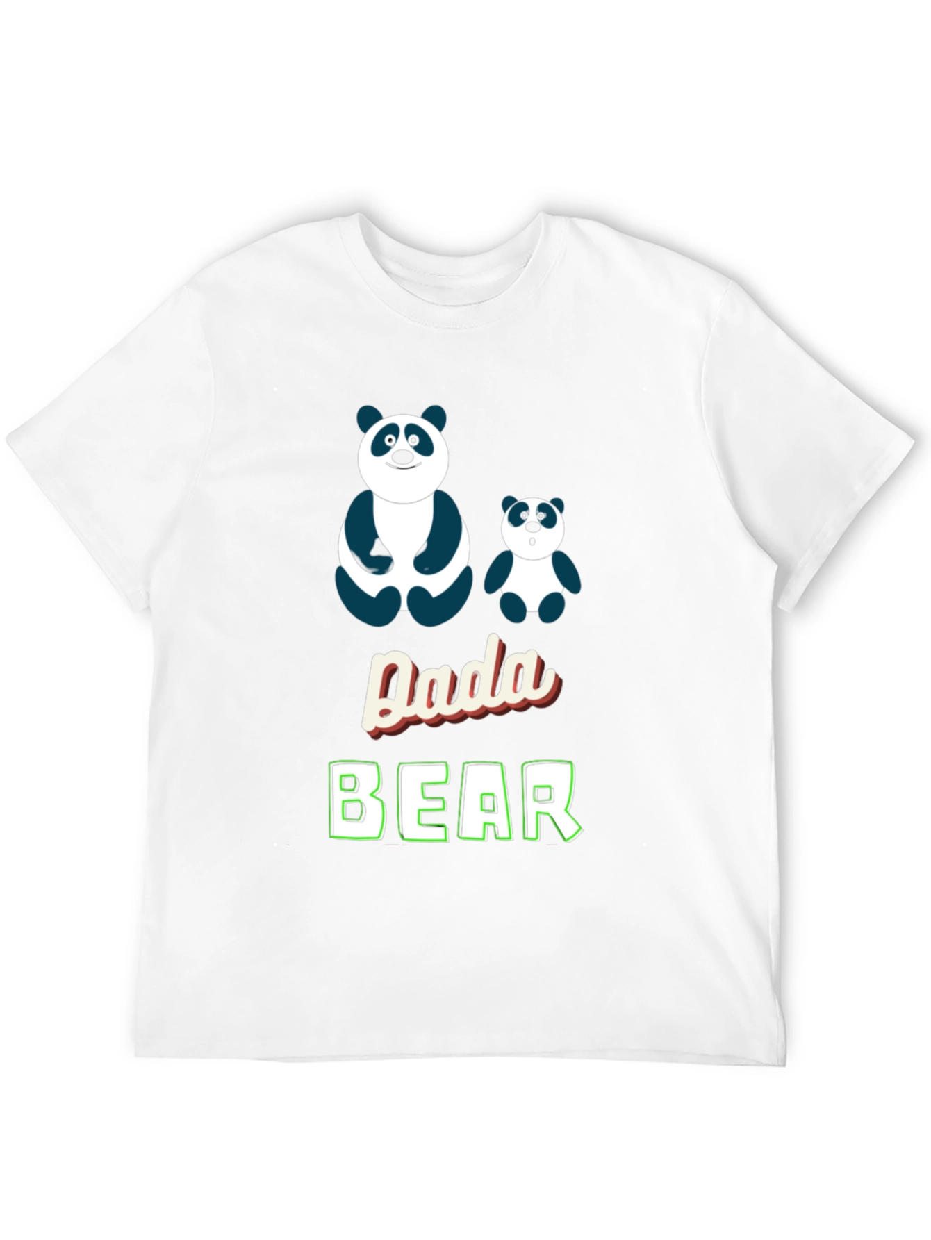 Dad and Child Panda Bear T-Shirt