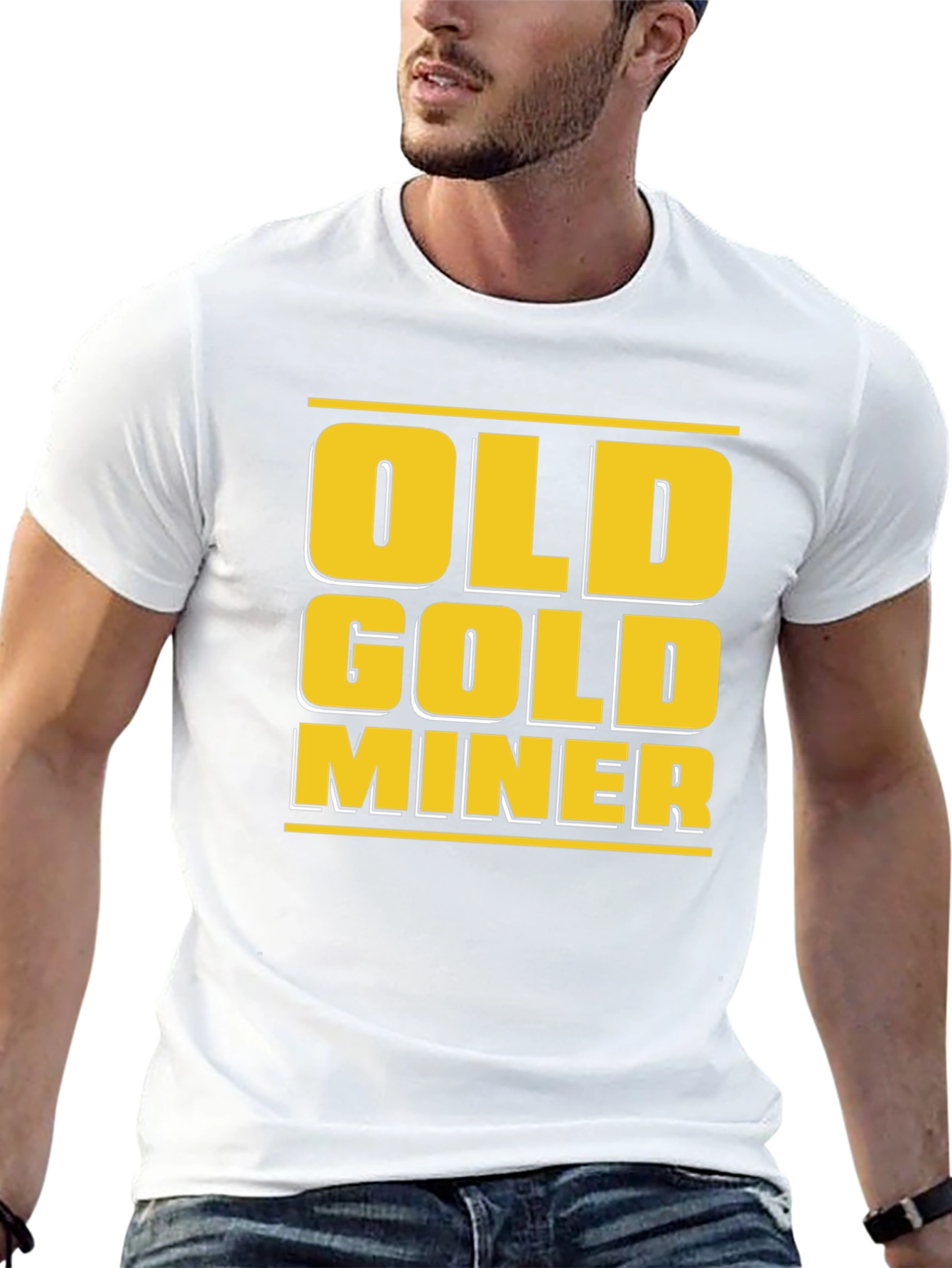 Old Gold Miner T-Shirt - Black