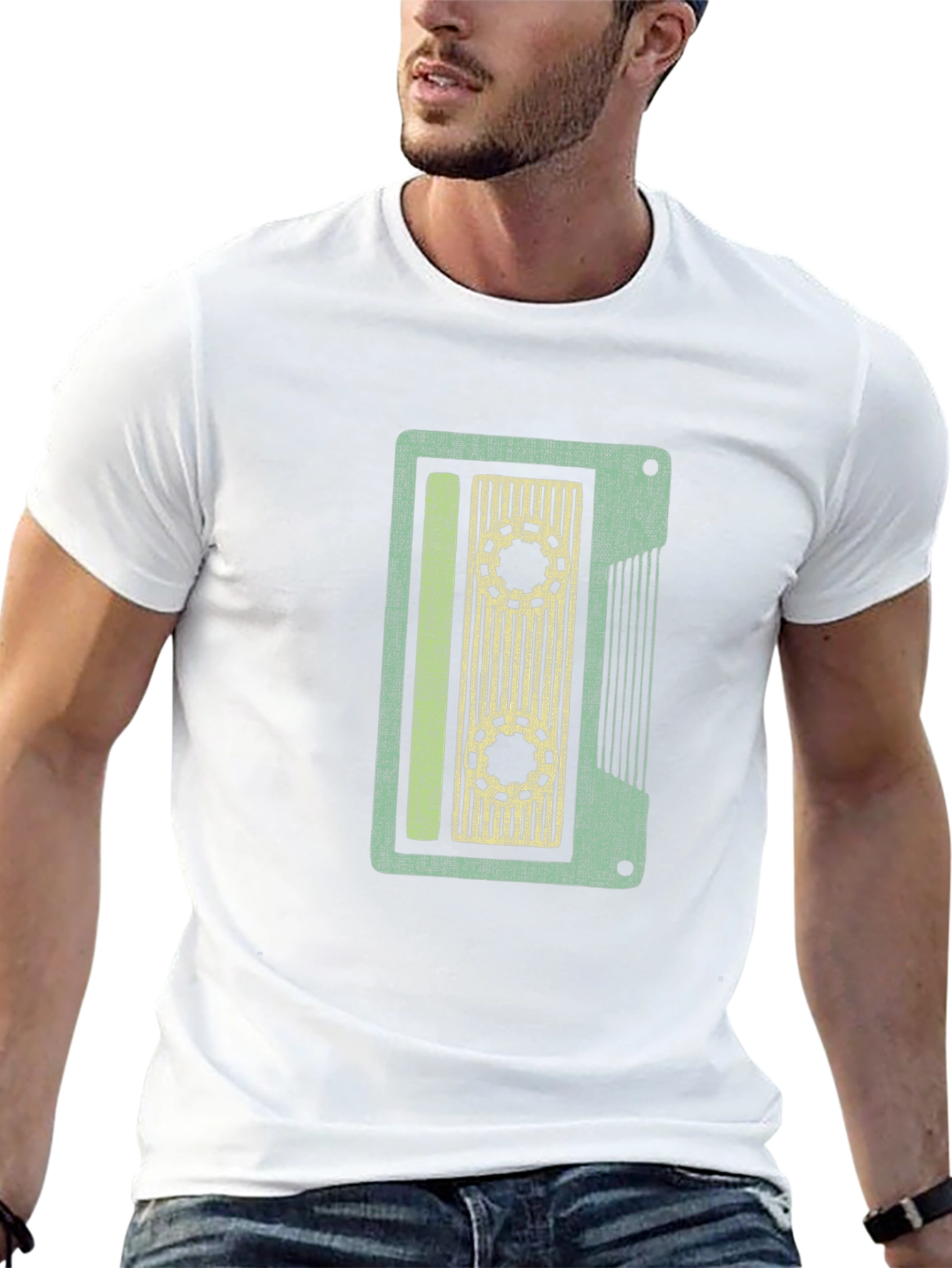 Retro Cassette Tape Graphic T-Shirt - Classic Style