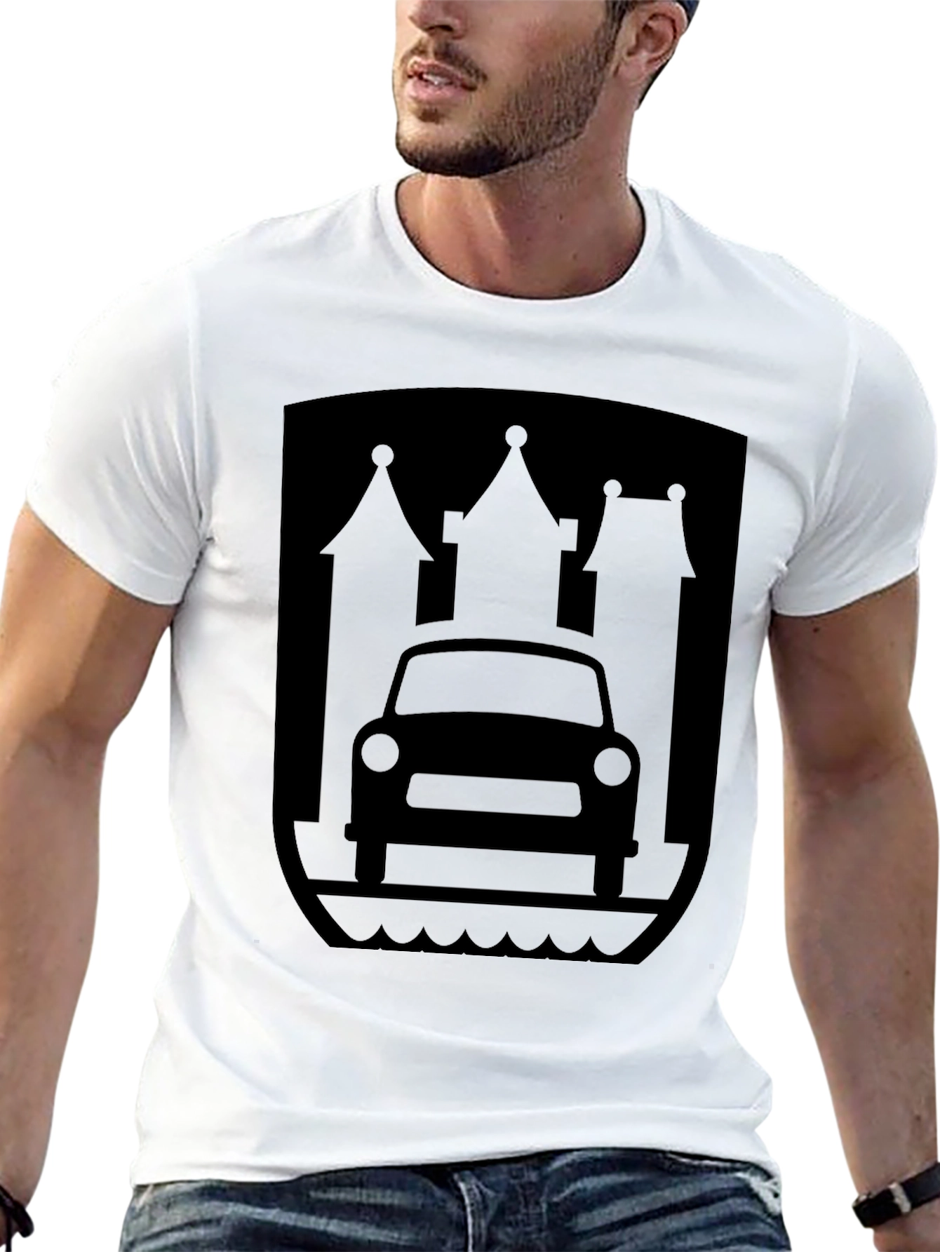 Wolfsburg Crest Car T-Shirt