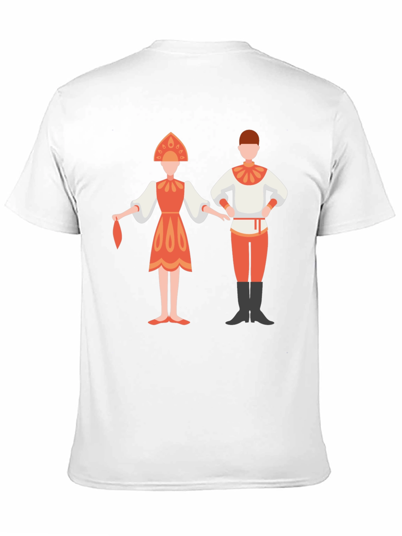 Russian Folk Dance Graphic Tee - Black Unisex Shirt