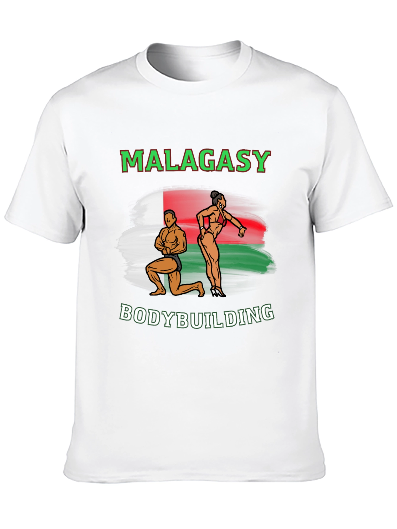 Malagasy Bodybuilding T-Shirt - Black