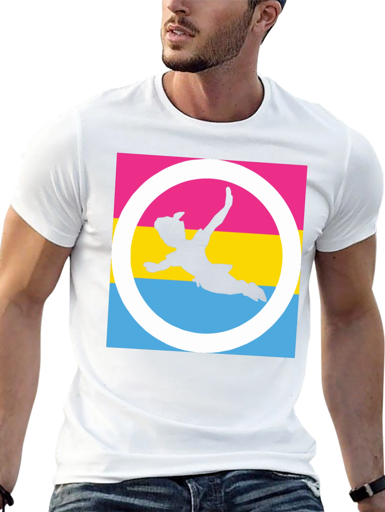 Pan Pride Peter Pan T-Shirt - Black Cotton Blend