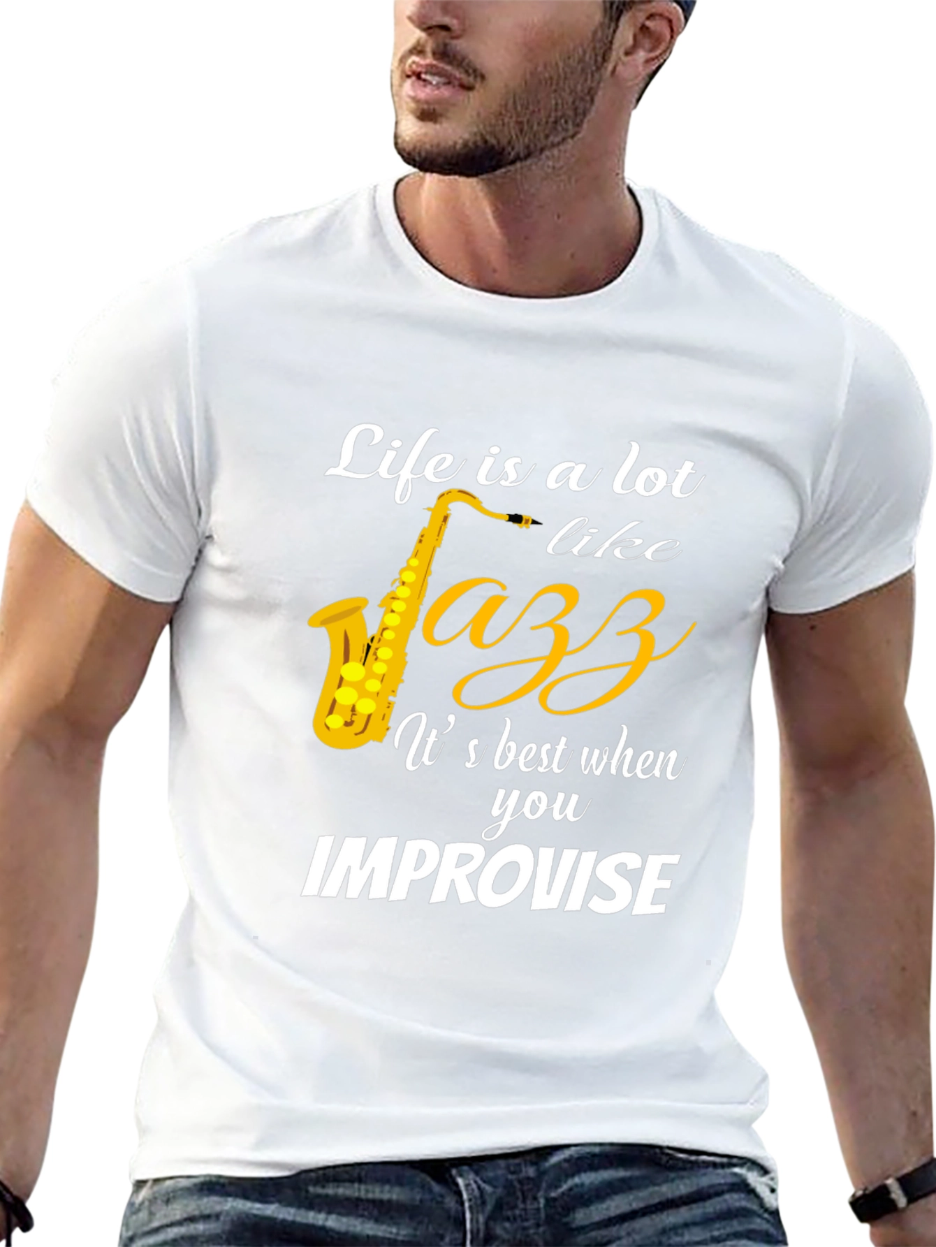 Jazz Life Graphic T-Shirt