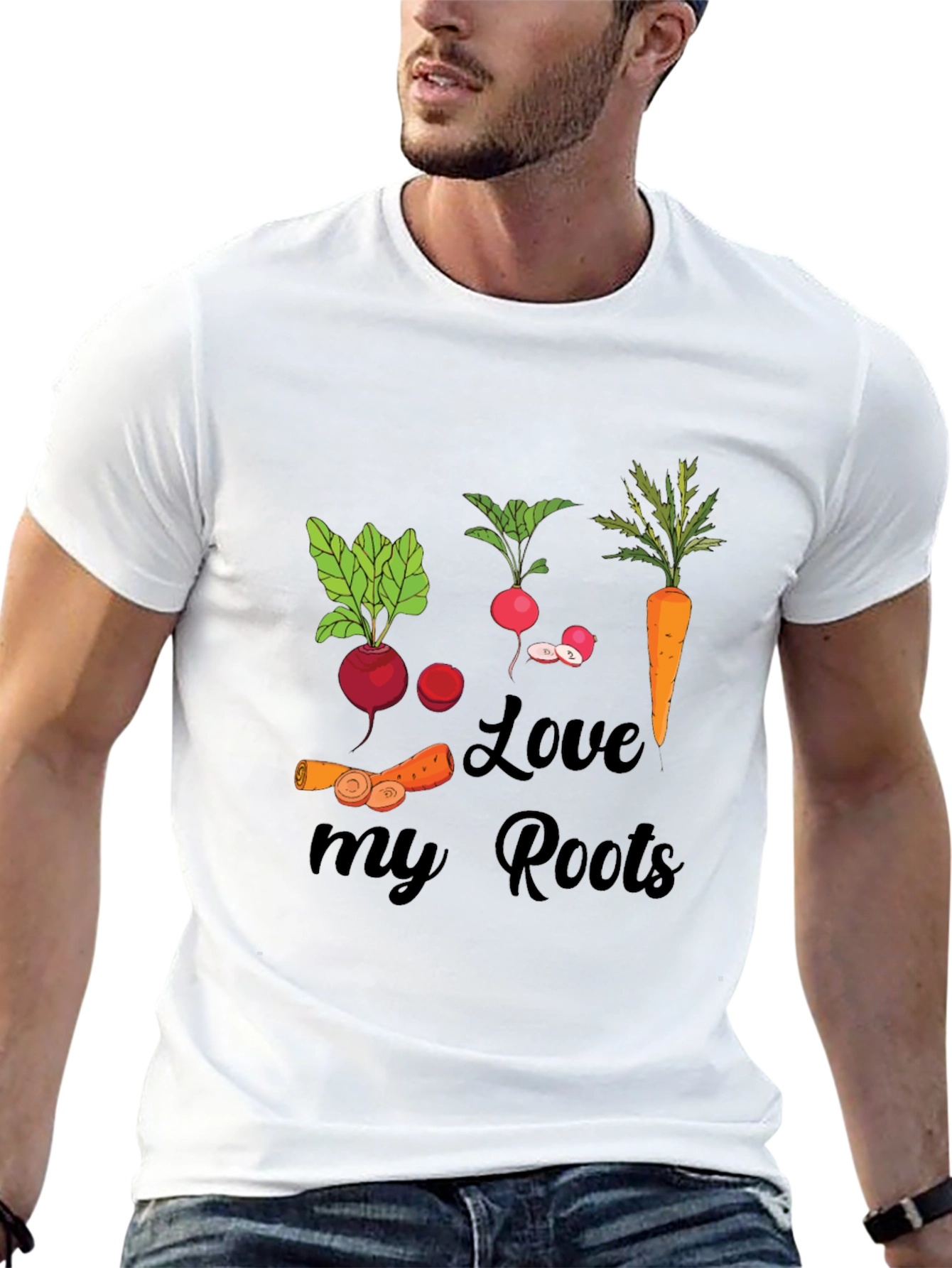 Love My Roots Graphic Tee - Vegan T-Shirt