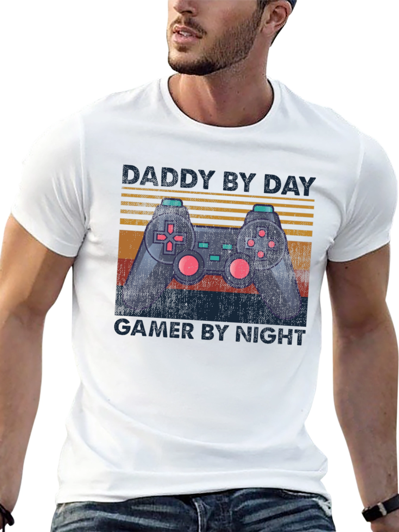 Daddy By Day Gamer By Night T-Shirt
