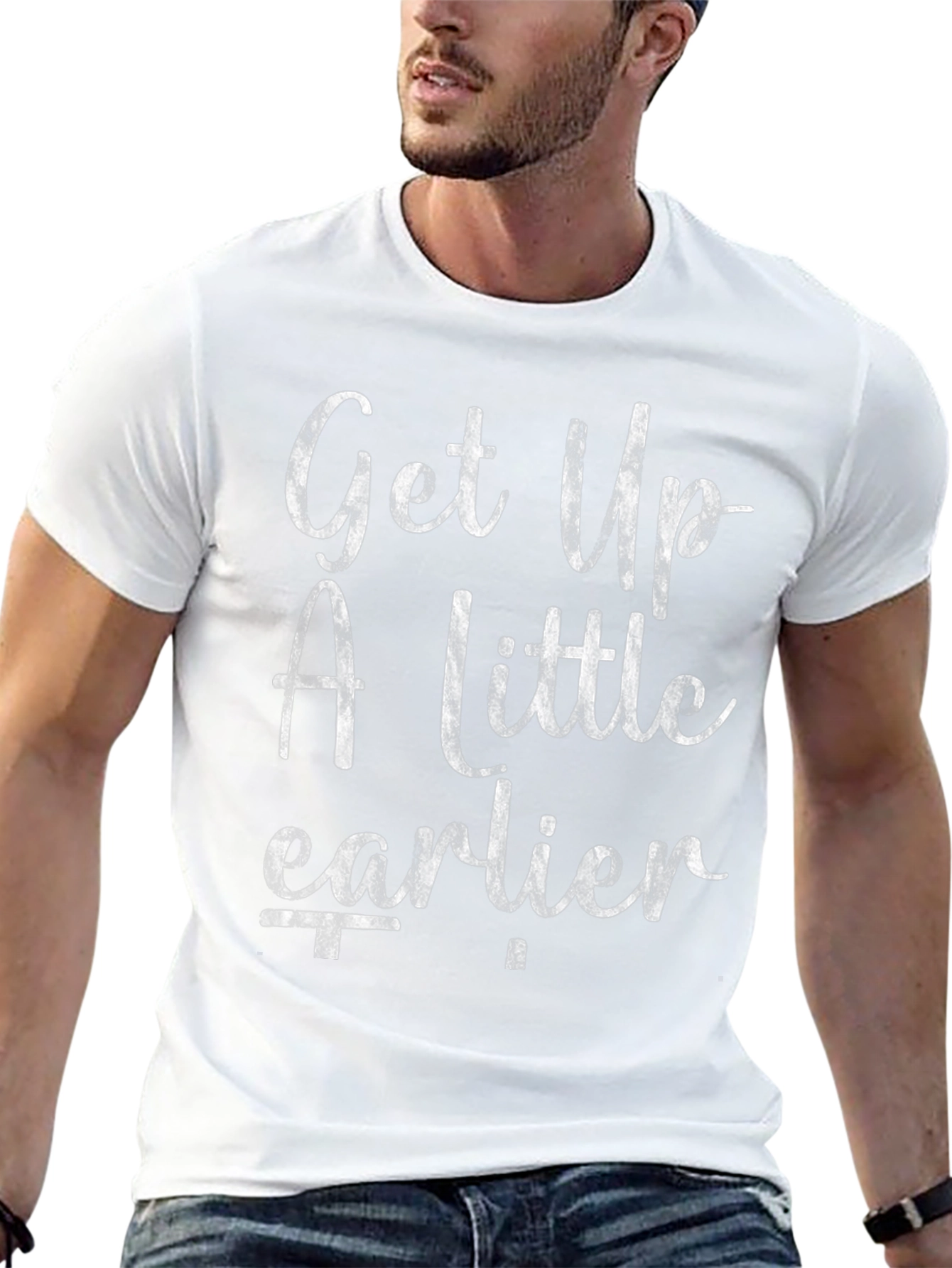 Get Up A Little Earlier Graphic Tee