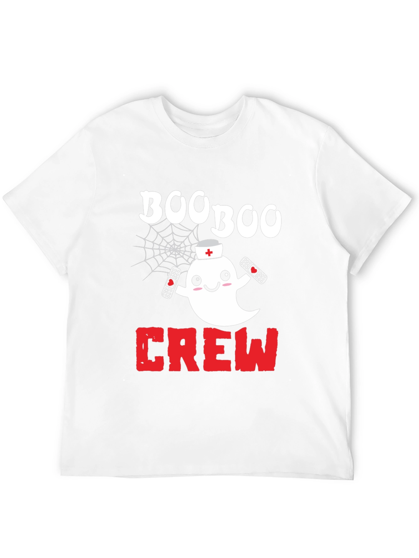 Boo Boo Crew Halloween Nurse Ghost T-Shirt
