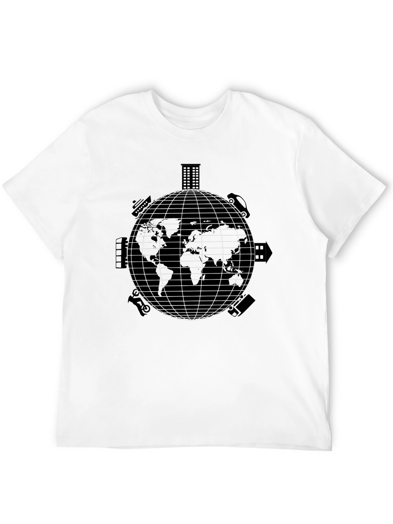 Global Travel T-Shirt - Black