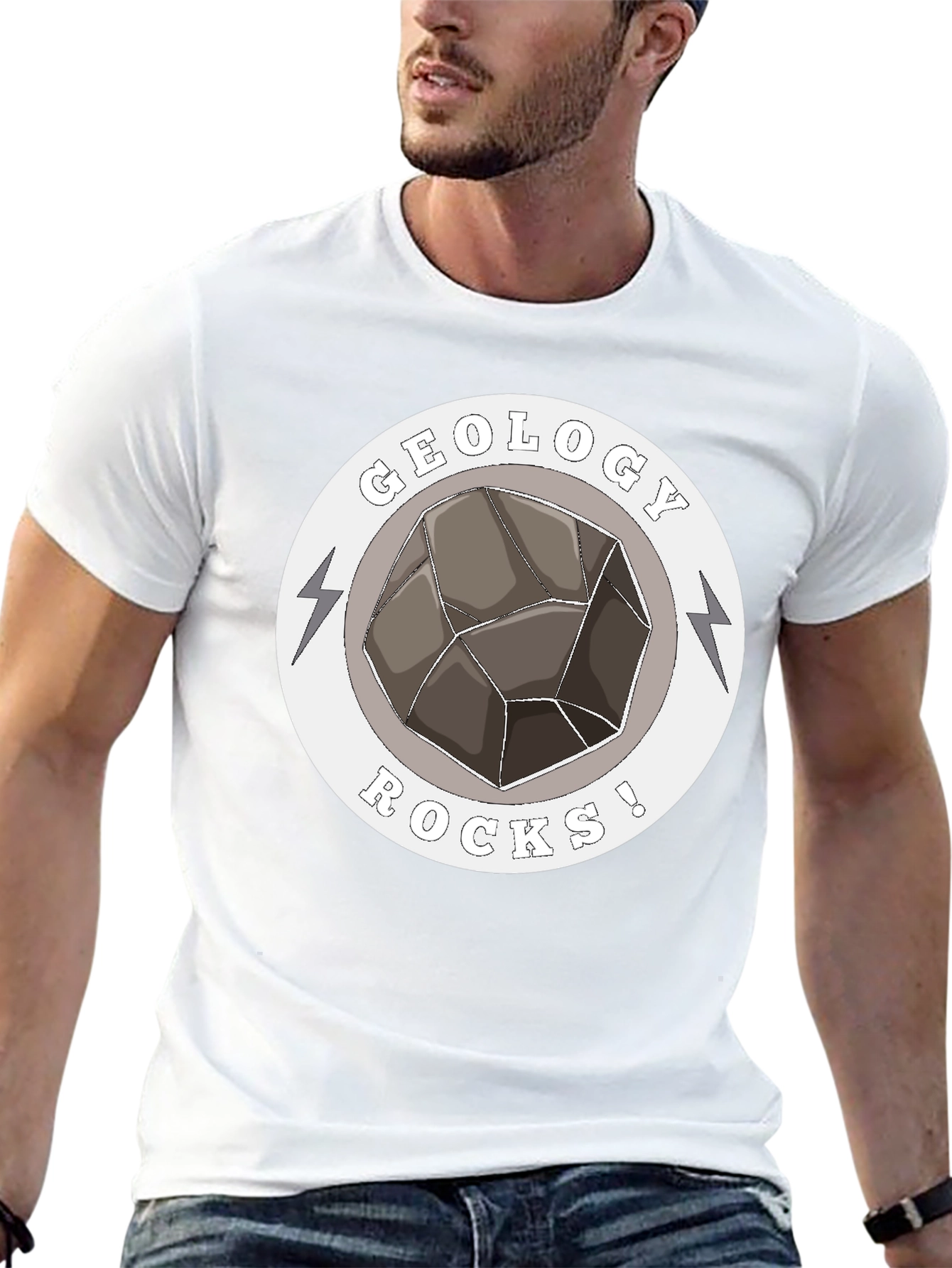 Geology Rocks! Graphic T-Shirt - Black