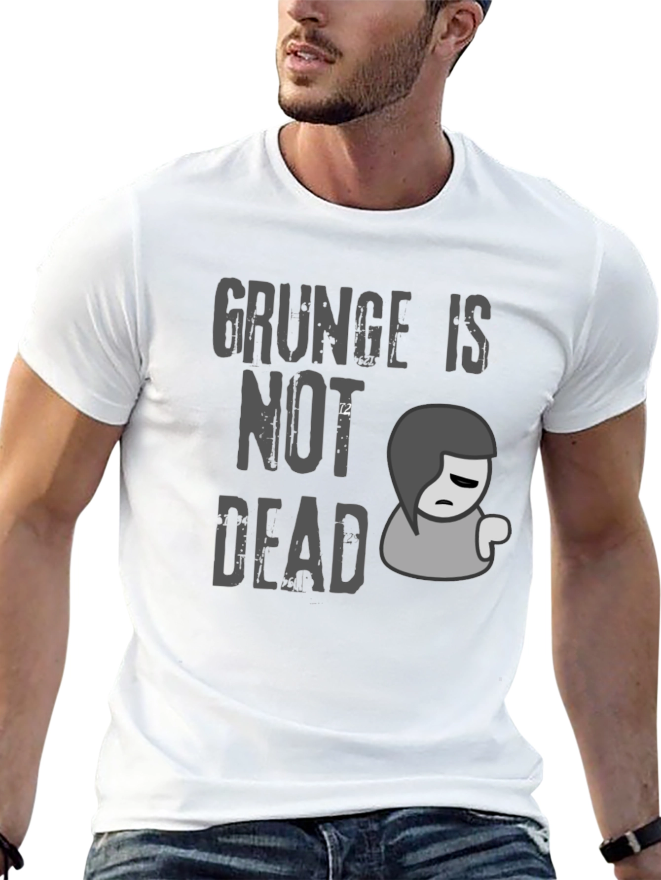 Grunge Is Not Dead Graphic Tee - Unisex