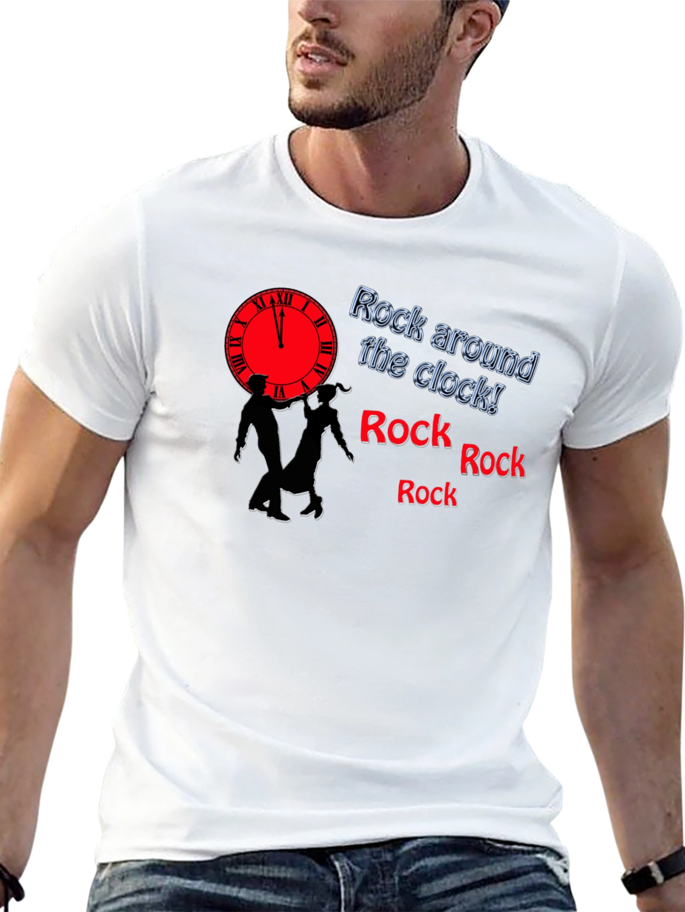 Rock Around the Clock Graphic Tee