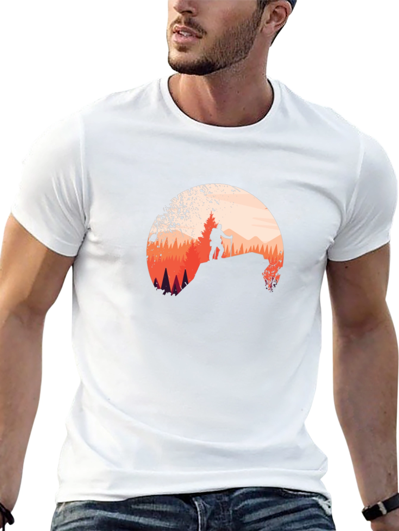 Hiker Graphic Tee - Outdoor Adventure T-Shirt