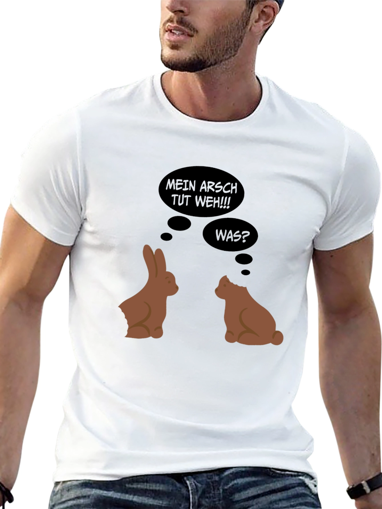 Funny German Chocolate Bunny T-Shirt