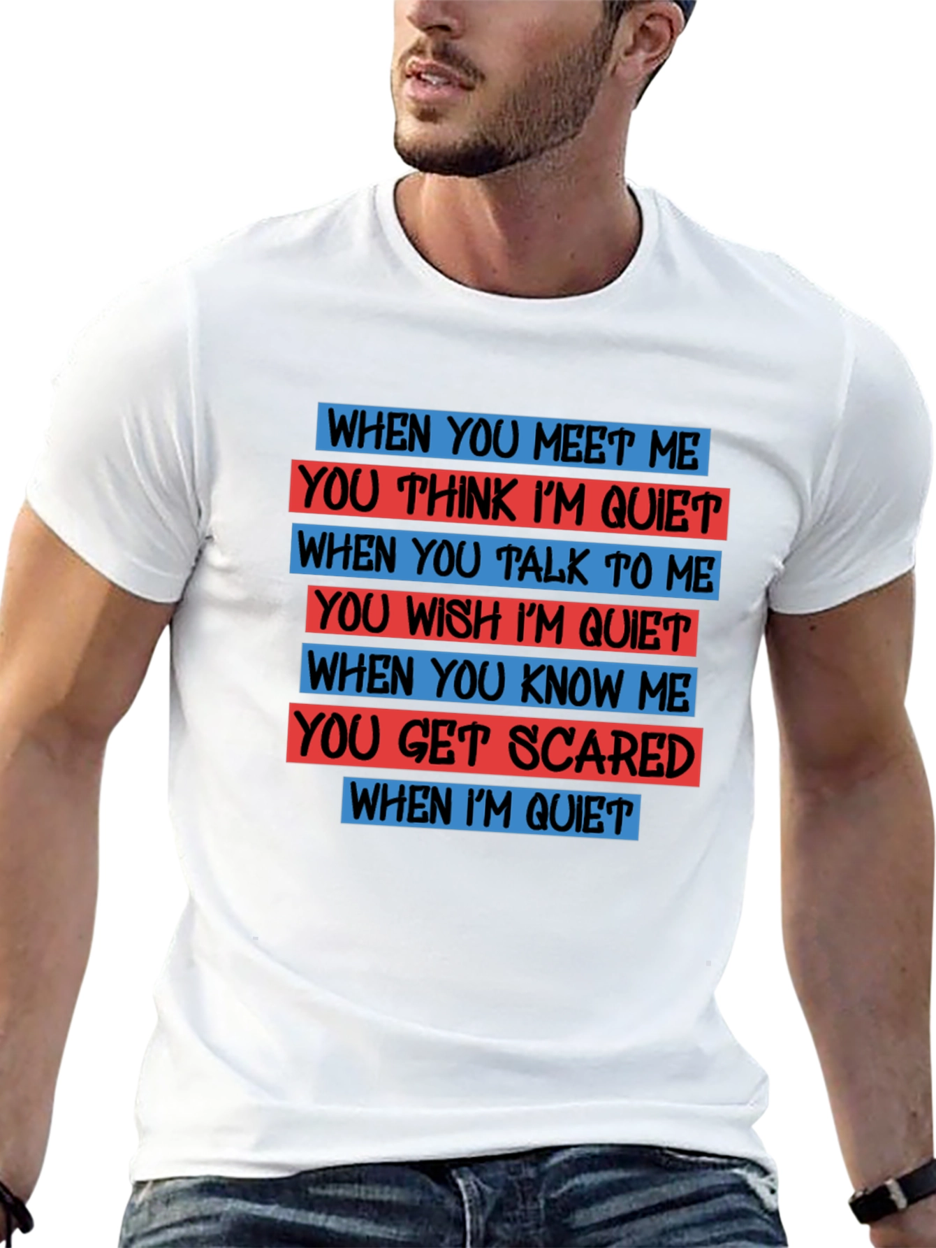 Quiet Person T-Shirt - Funny Novelty Tee