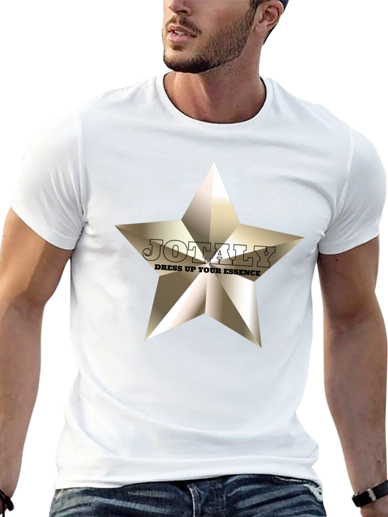 JOTALY Star Graphic T-Shirt - Dress Up Your Essence!