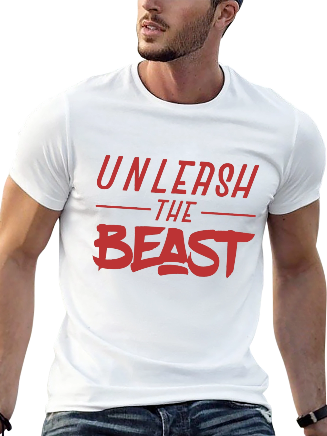 Unleash The Beast Graphic T-Shirt - Black