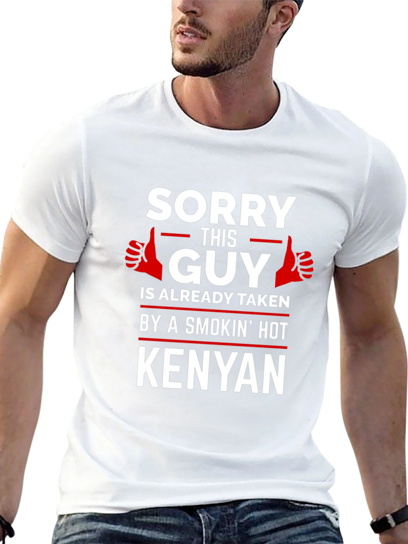 Sorry This Guy is Taken Kenyan T-Shirt