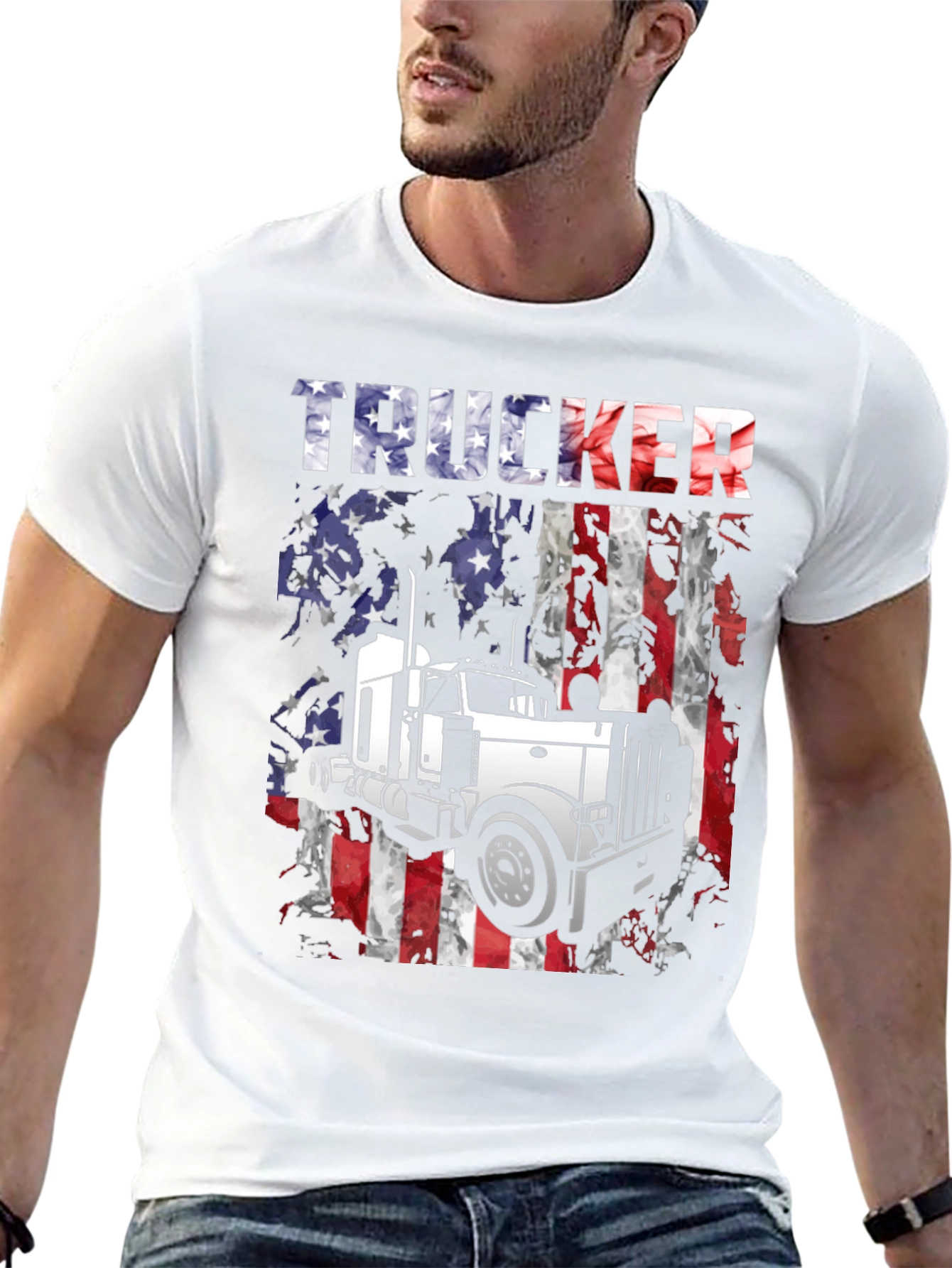 American Trucker Graphic Tee