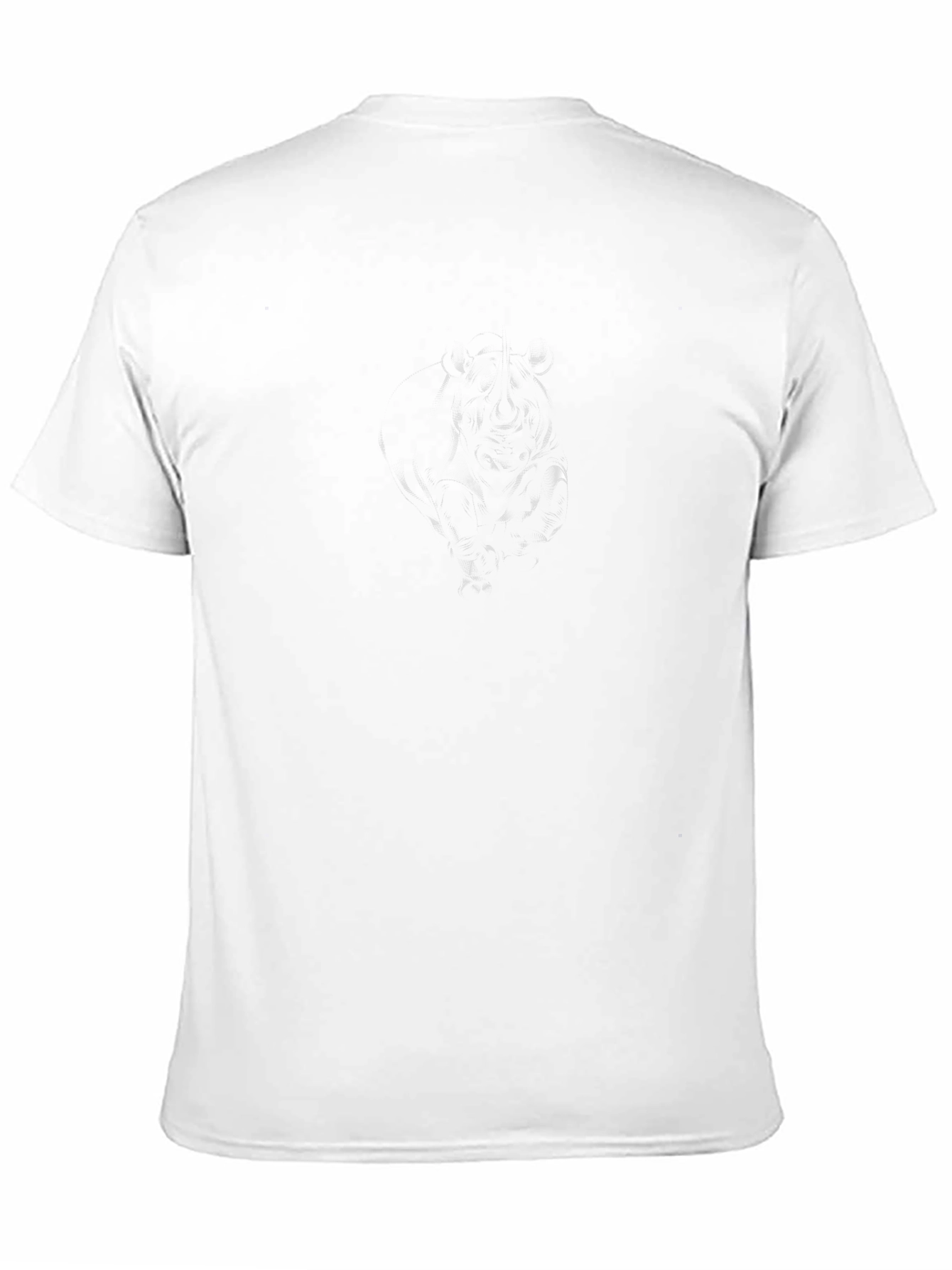 Mens Black T-Shirt with Dark Design