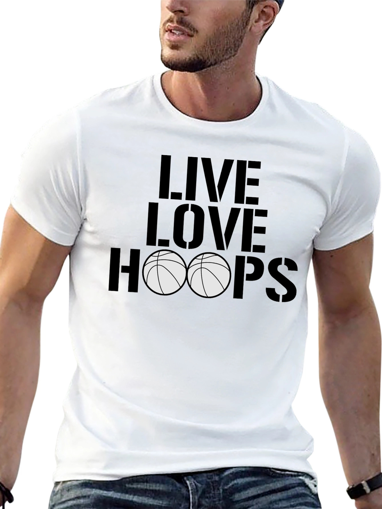 Live Love Hoops Graphic Tee
