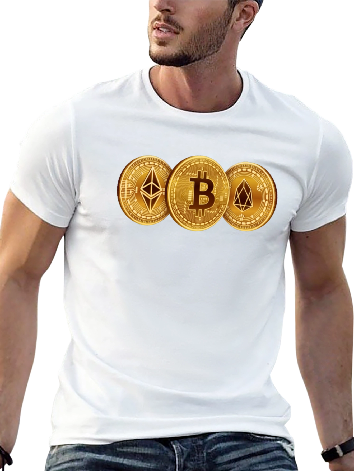Crypto Coins Bitcoin Ethereum T-Shirt