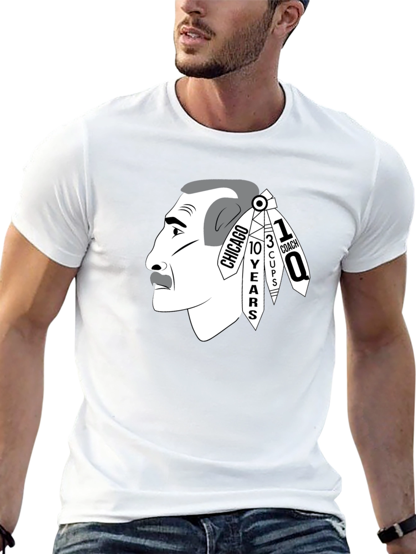 Chicago Blackhawks 1 Coach Q T-Shirt