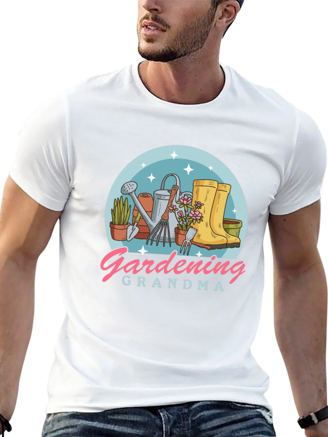 Gardening Grandma Graphic T-Shirt