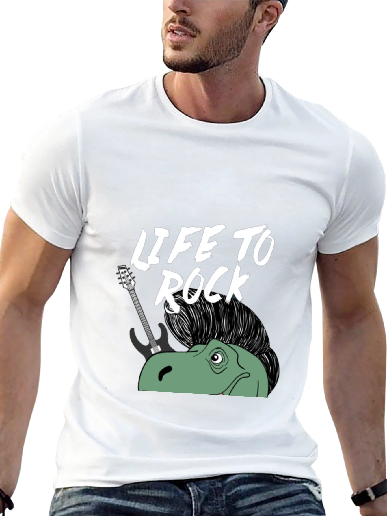 Life To Rock T-Rex Graphic Tee