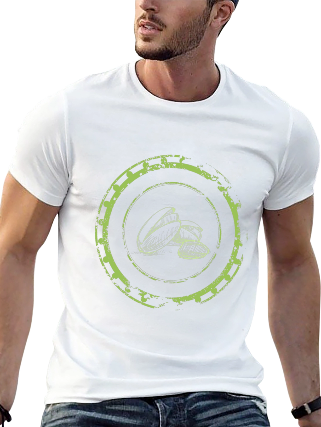 Pistachio Graphic Tee - Casual Style