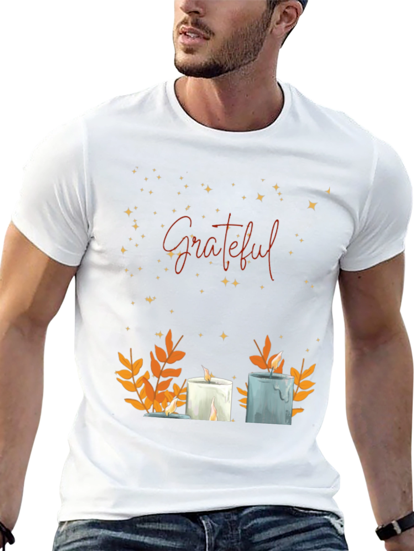 Grateful Candle Graphic Tee