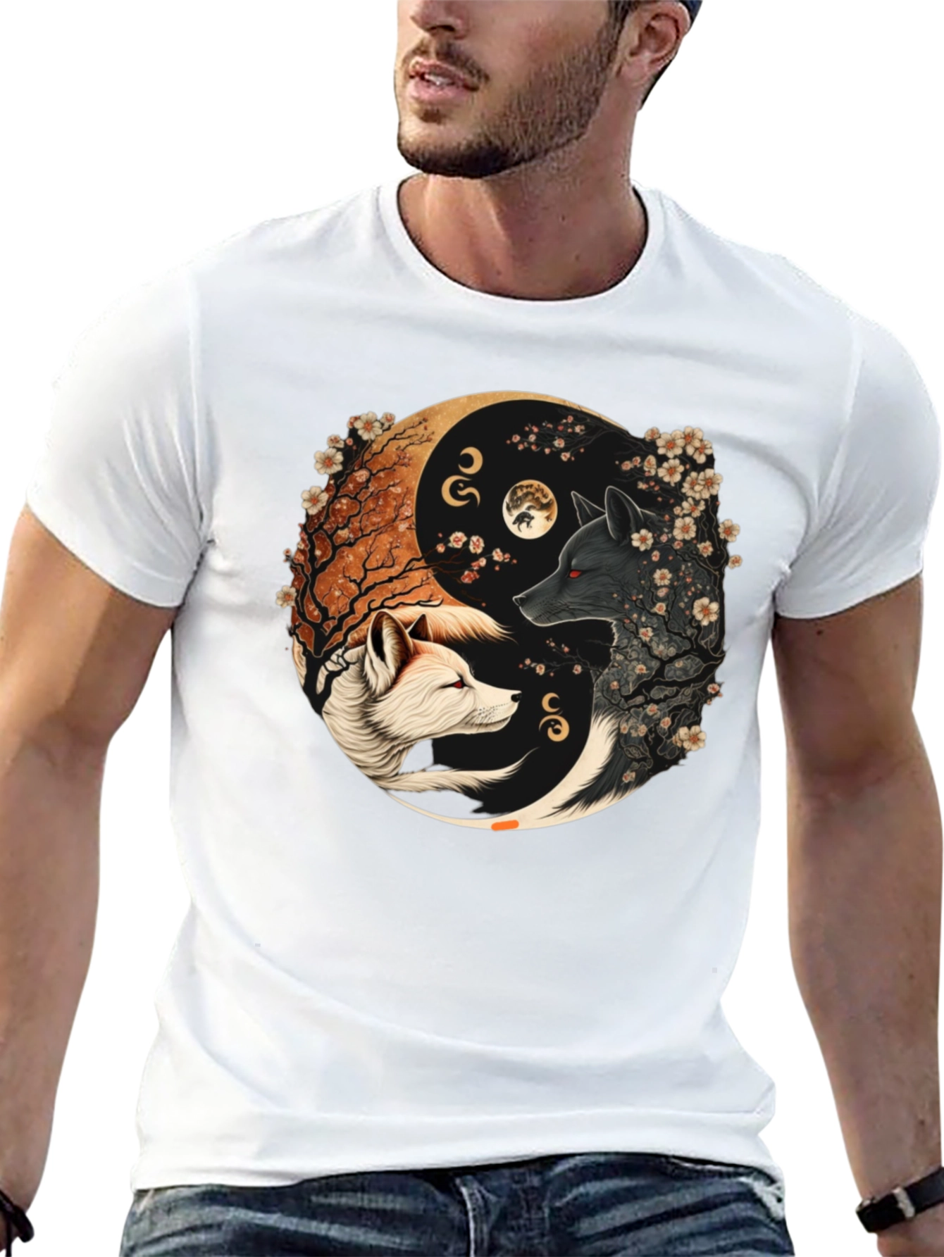 Yin Yang Wolves T-Shirt