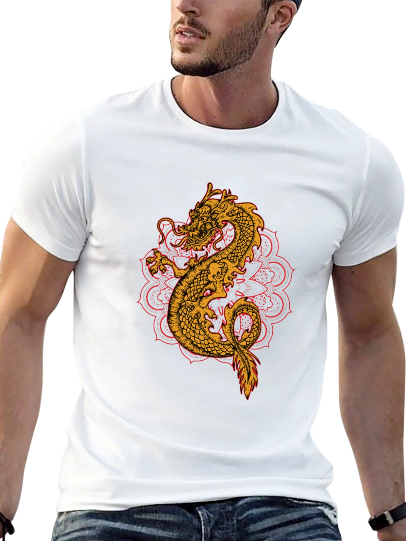 Dragon Mandala Graphic Tee