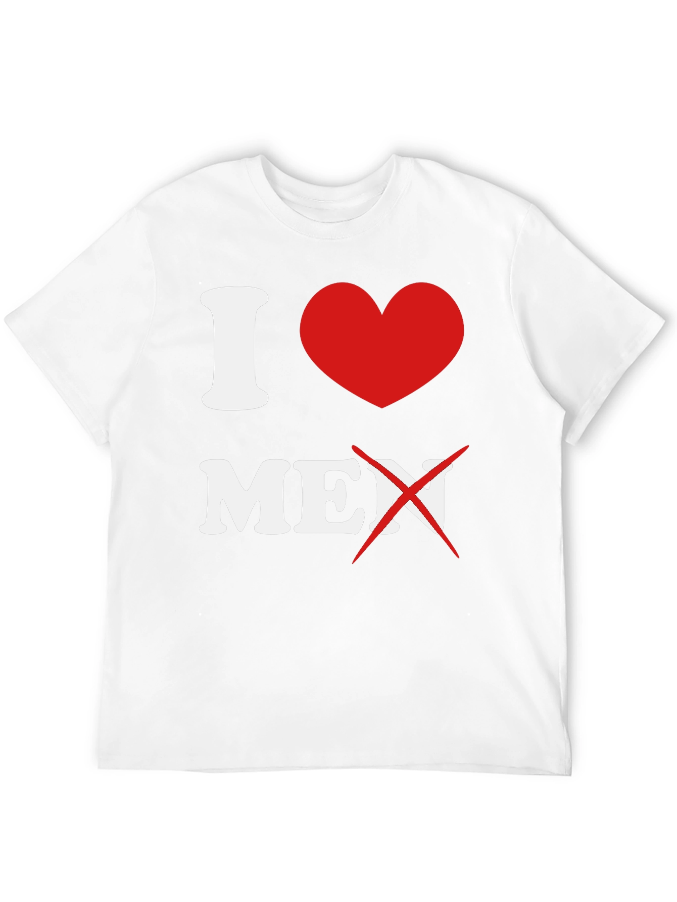 I Heart No Men Graphic T-Shirt