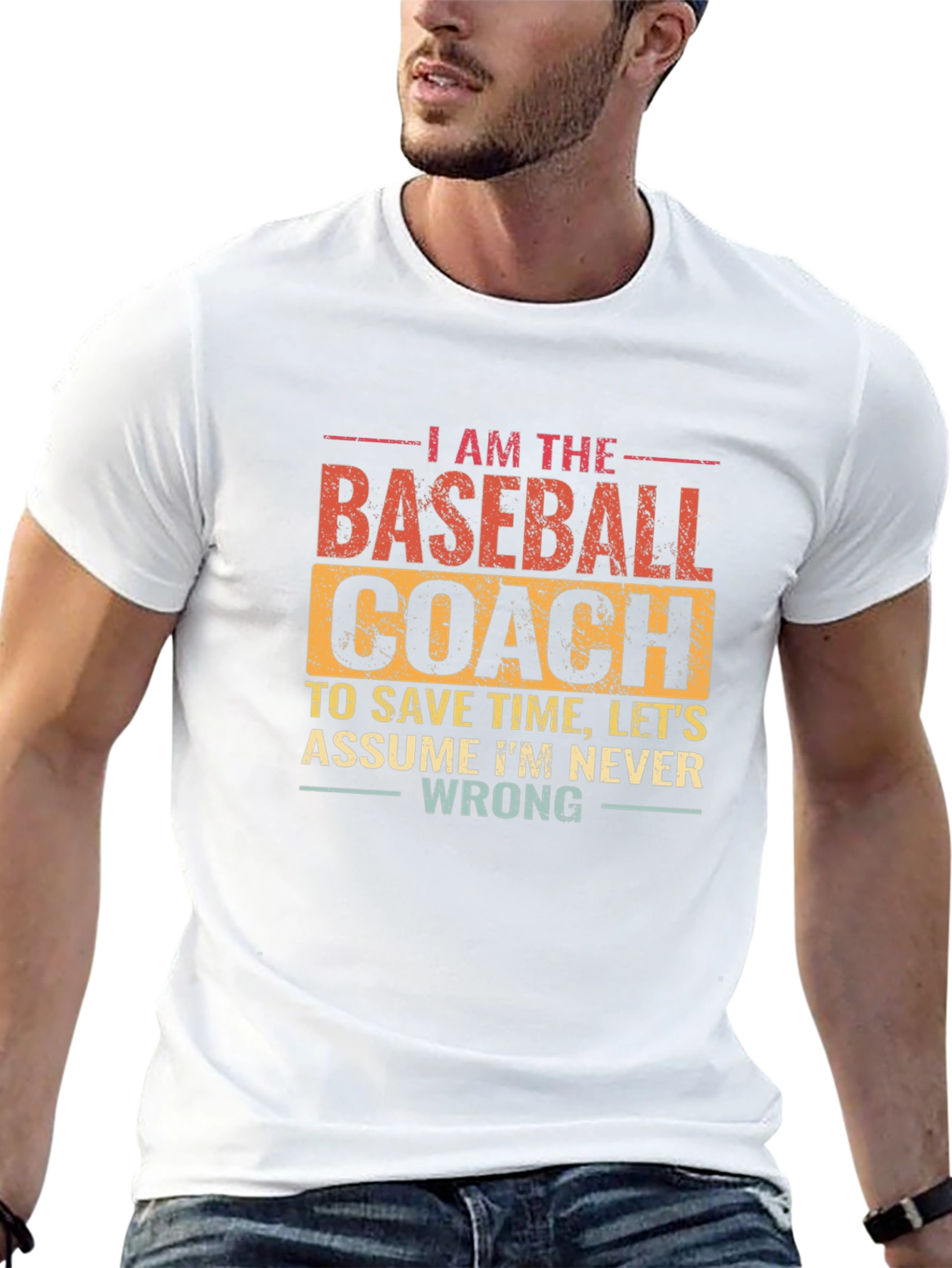 Baseball Coach T-Shirt: Funny Slogan Tee