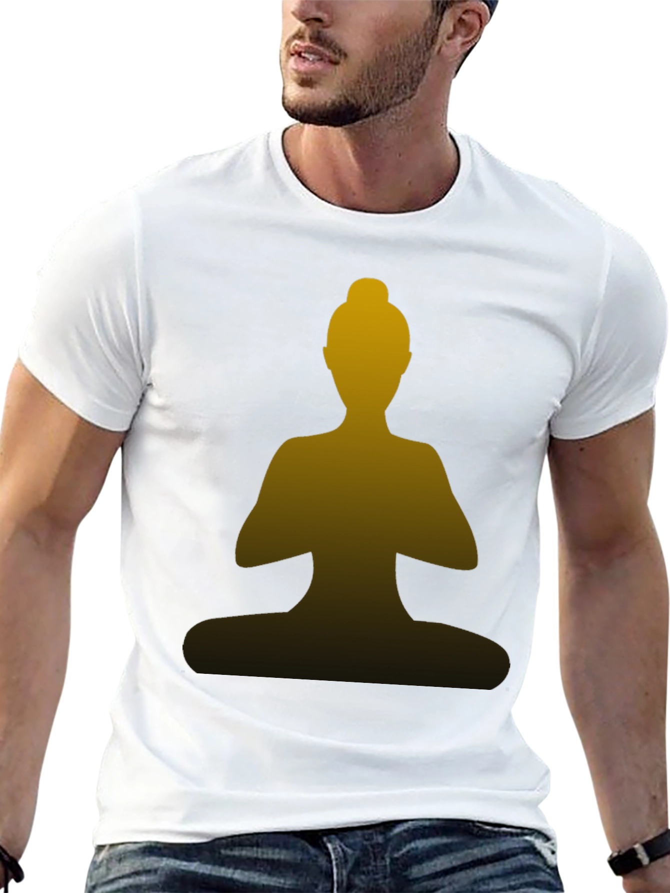 Yoga Silhouette Tee - Meditate in Style