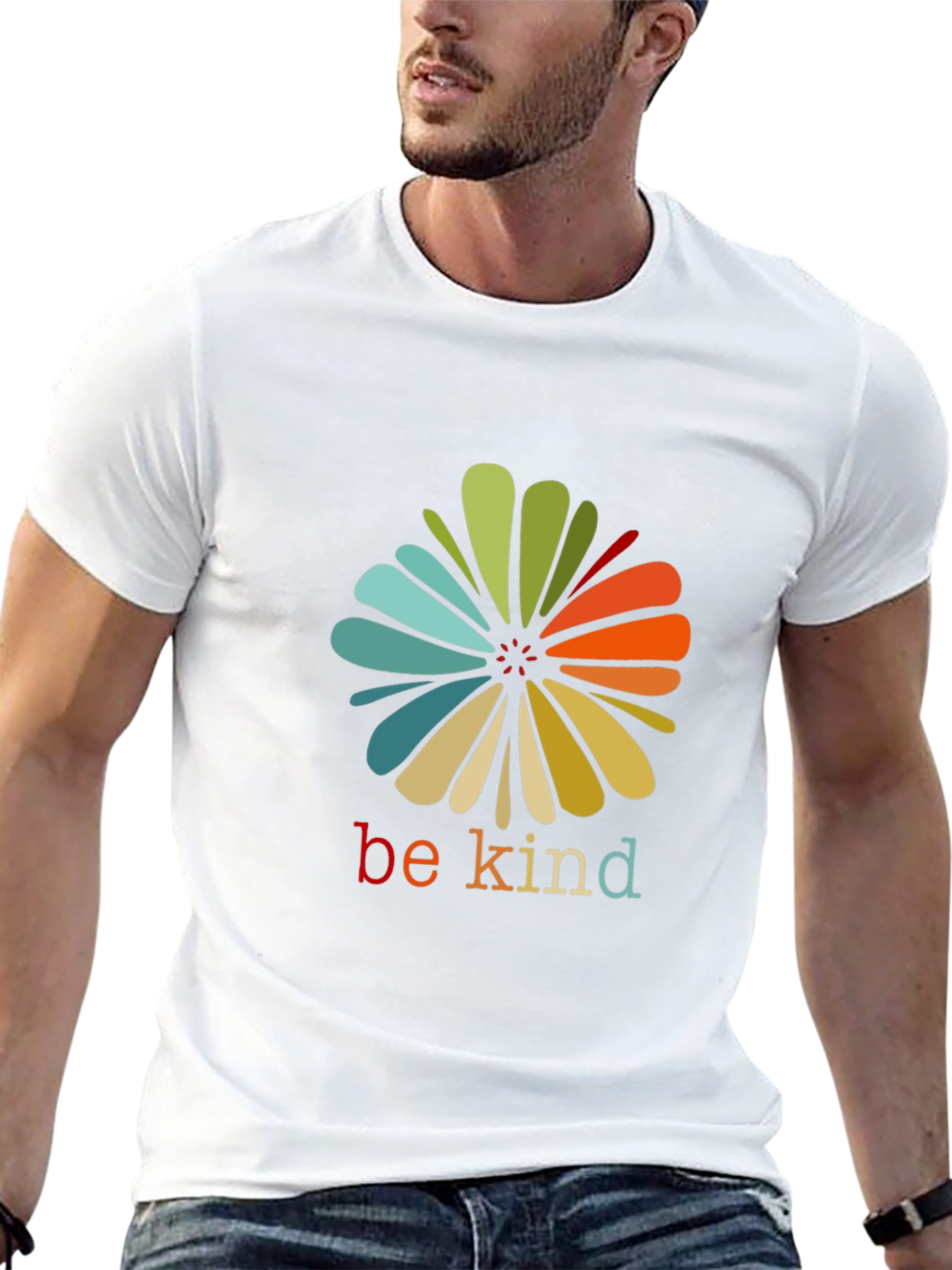 Be Kind Flower Graphic T-Shirt - Casual Comfort