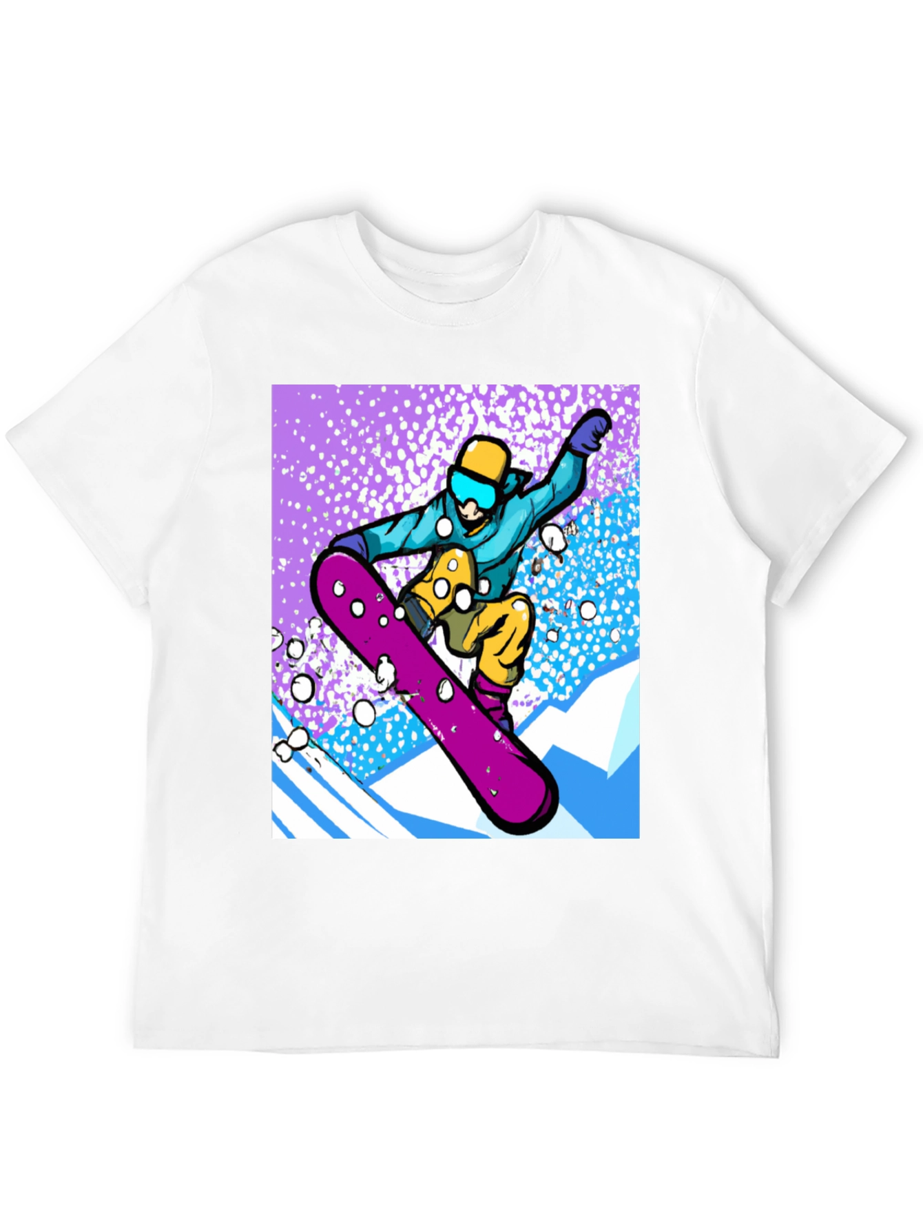 Snowboard Graphic Tee - Winter Sports Style