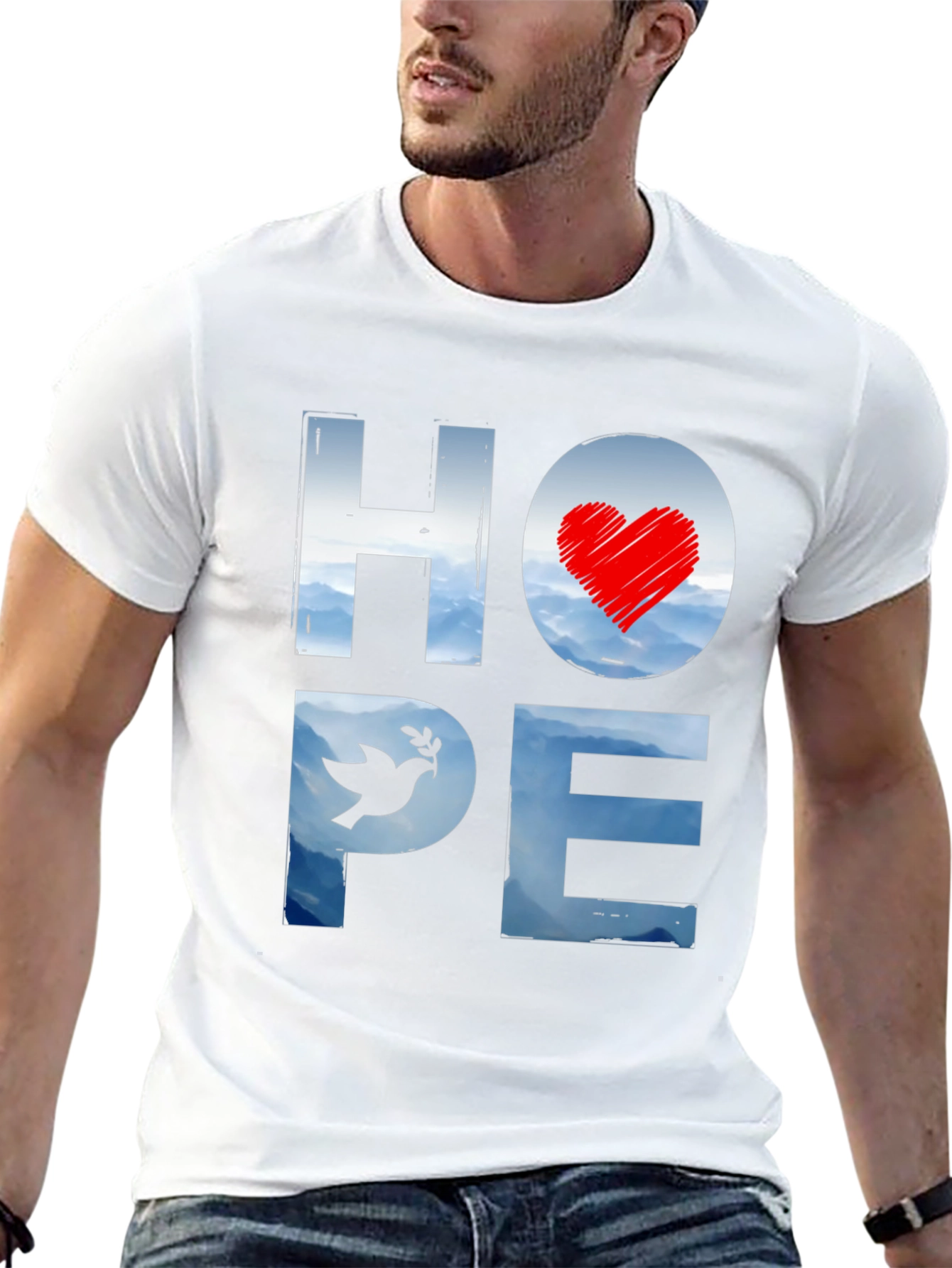 Hope Graphic Tee - Motivational Design T-Shirt