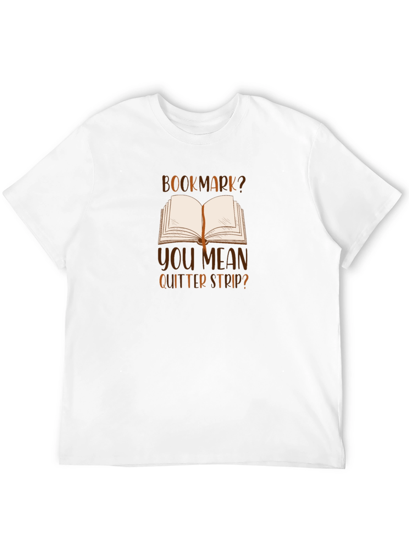 Bookmark? Quitter Strip? Black T-Shirt