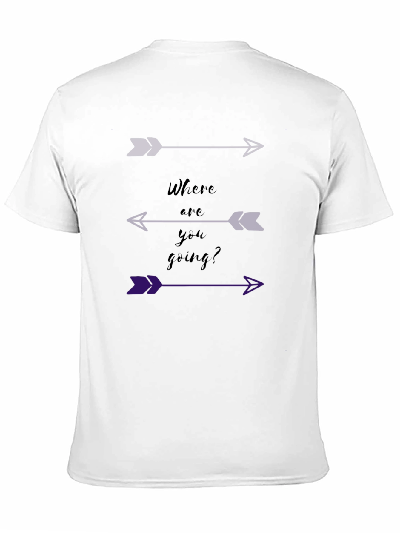 Arrow Graphic T-Shirt - Where Are You Going Tee