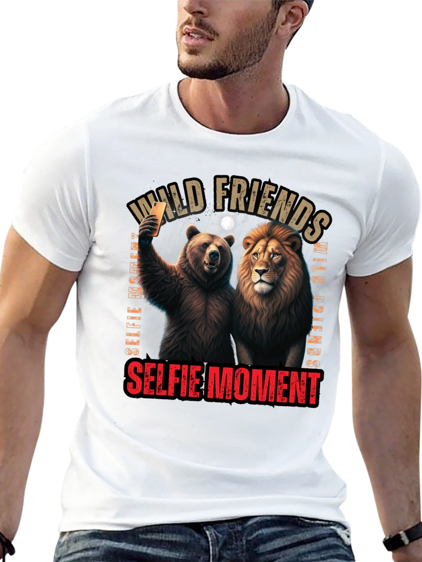 Wild Friends Selfie Graphic Tee