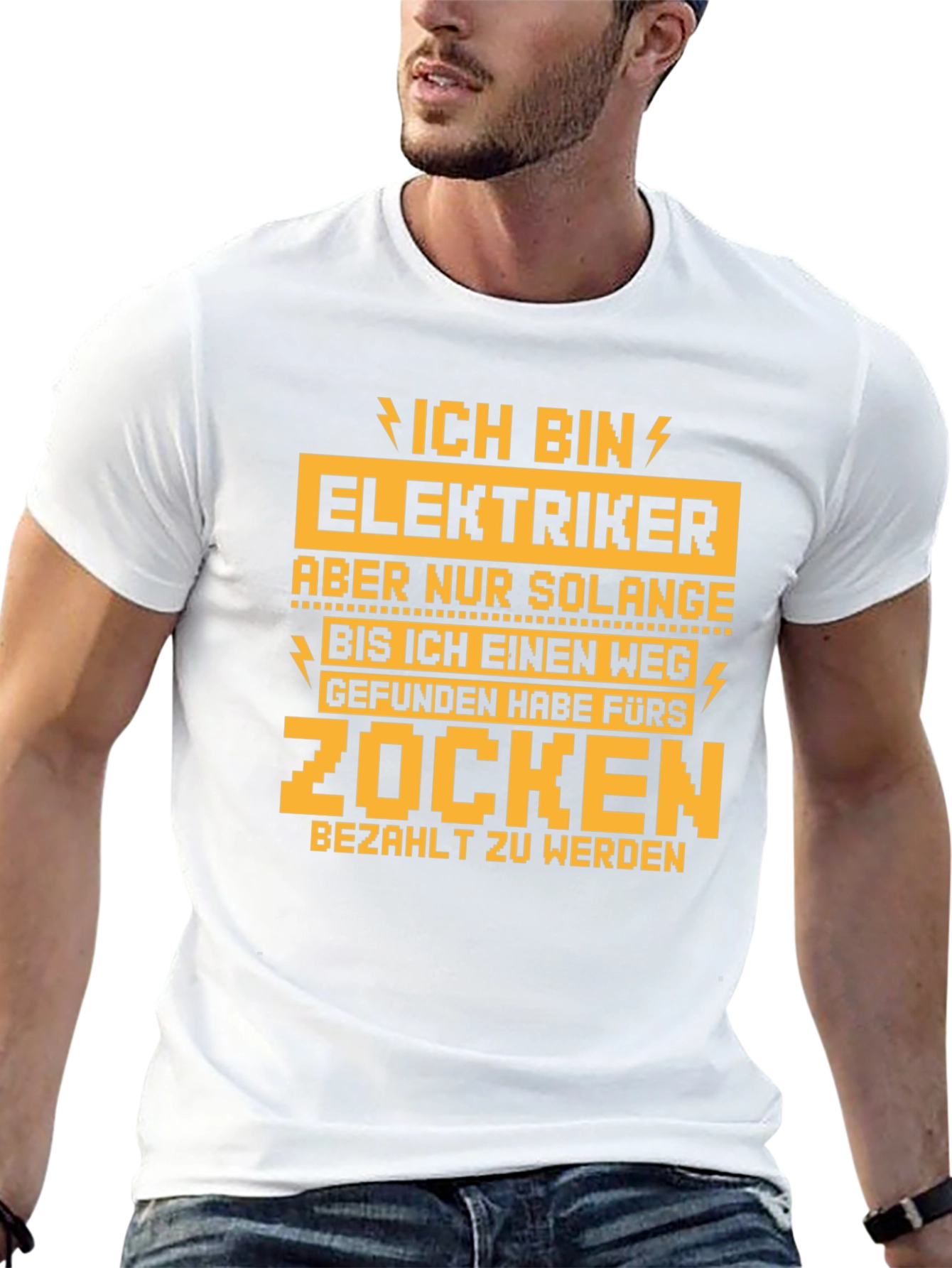 Electrician Gamer T-Shirt - Funny Novelty Tee
