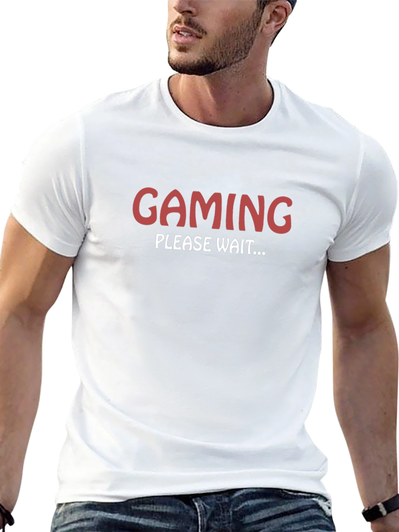 Gaming Please Wait T-Shirt - Gamer Humor Tee