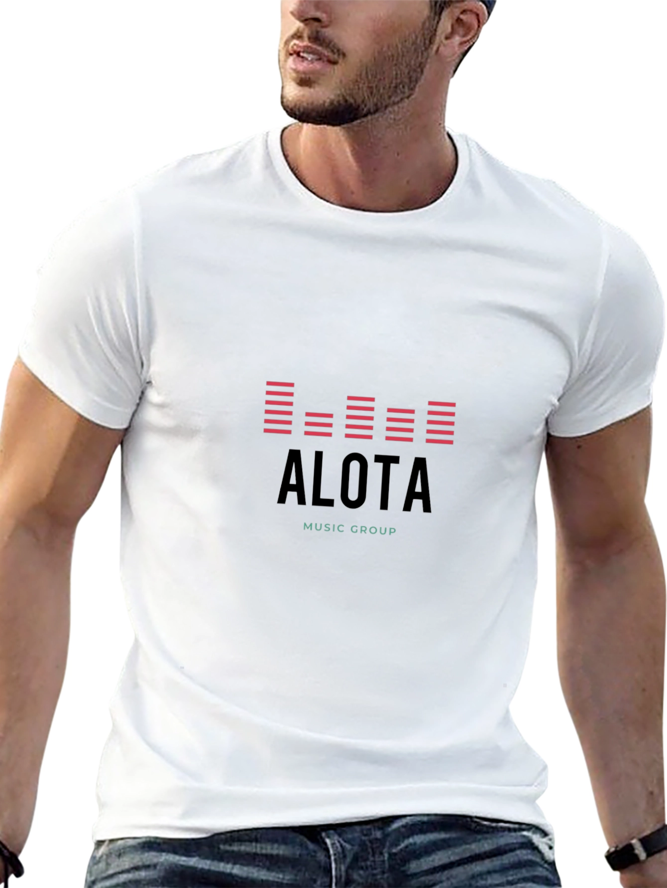Alota Music Group Black Graphic Tee