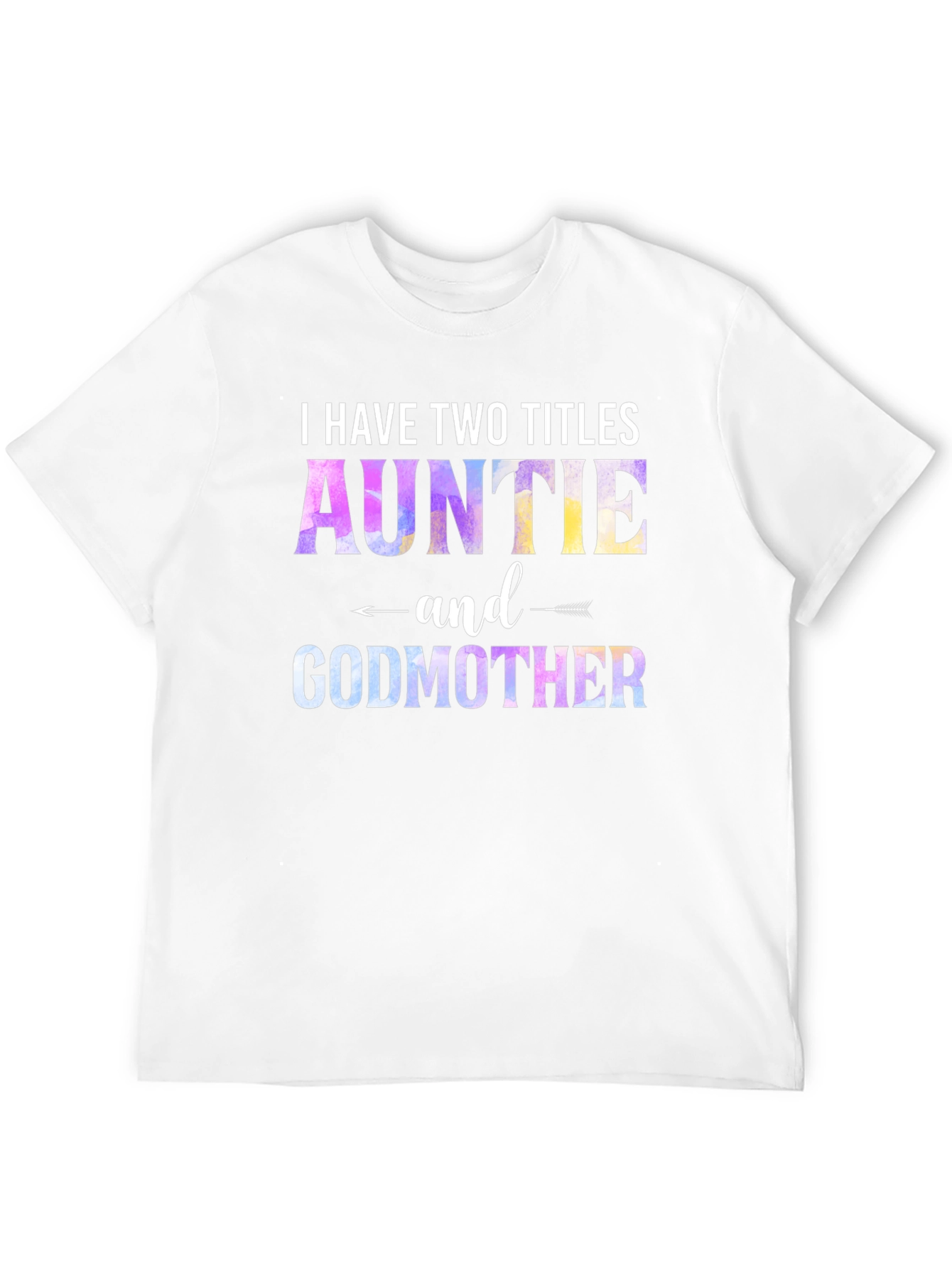Auntie and Godmother T-Shirt - Unique Tie-Dye Design